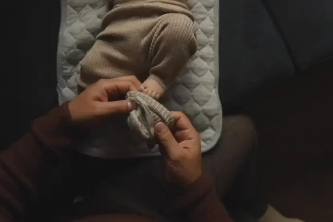 Wildling Shoes Bekleidung>Babysocke "Chiengora® by YarnSustain"